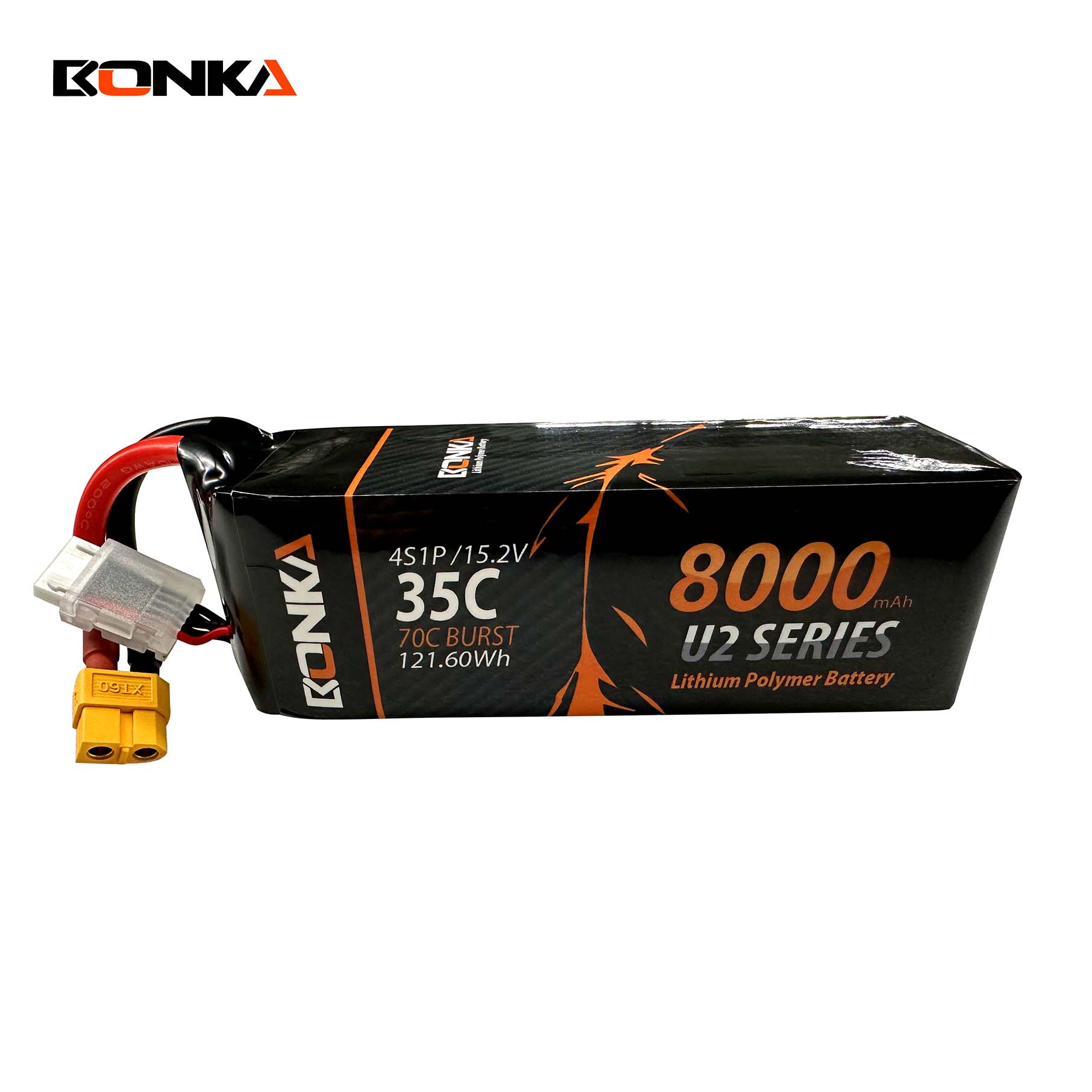 BONKA 8000mAh 35C 4S 15.2V LiHV Lipo Battery